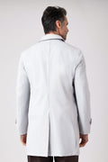 Impermeabile collo camicia - Ghiaccio