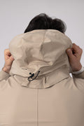 Impermeabile con cappuccio tecnico - Beige