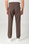 Pantalone a vita alta con fibbia - Moro - vista posteriore