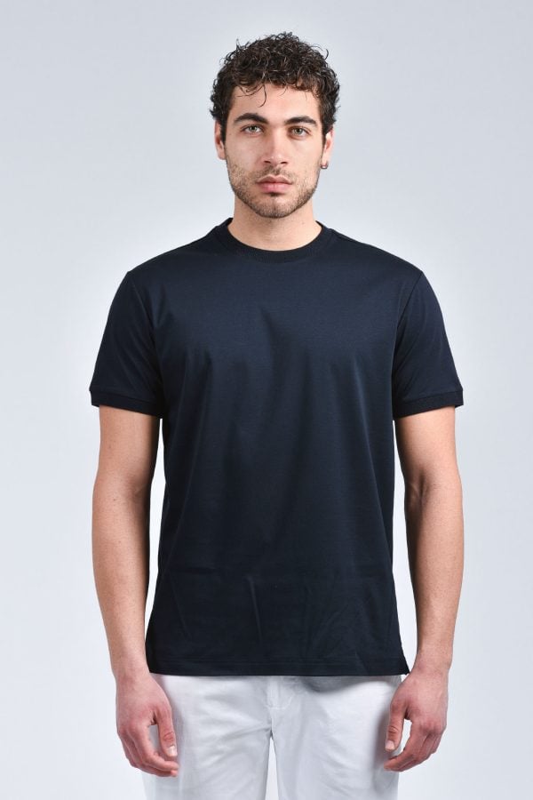 T-shirt da uomo in cotone modello SEVILLA_NYTJXGF003 - Colore Navy